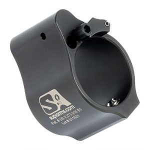 AR-15 SOLID ADJUSTABLE GAS BLOCK .875'' BLACK