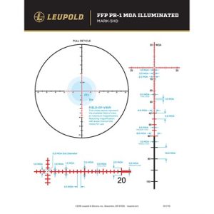 MARK 5HD 5-25X56MM FFP ILLUMINATED PR-1 MOA RETICLE BLACK