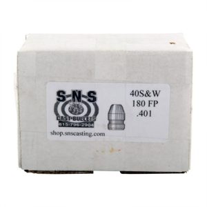 .40 CAL/10MM (.401'') 180GR FP LEAD BULLETS 500/BOX