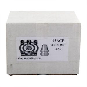 SEMI-WAD CUTTER 45 CAL (.452'') 200GR SWC 500/BOX