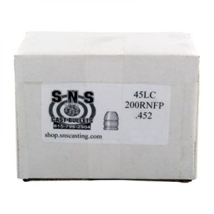 ROUND NOSE FLAT POINT 45 CAL (.452'') 200GR RNFP 500/BOX