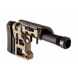 SKELETON CARBINE STOCK WITH CHEEK RISER 9.75IN FDE