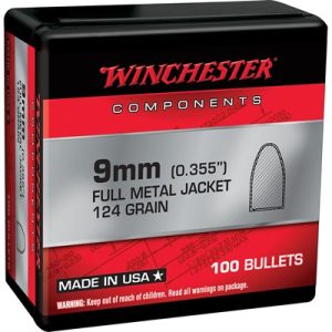 FULL METAL JACKET 9MM (0.355'') 124GR FMJ 100/BOX