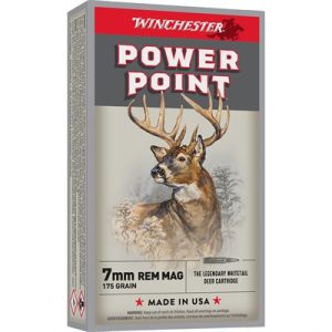 7MM REMINGTON MAGNUM 175GR POWER-POINT 20/BOX
