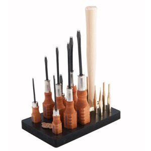 COMPLETE 17-PIECE TOOL SET WITH BENCH BLOCK