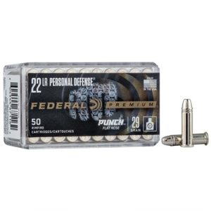 22 LONG RIFLE 29GR NICKEL PLATED FLAT NOSE 50/BOX