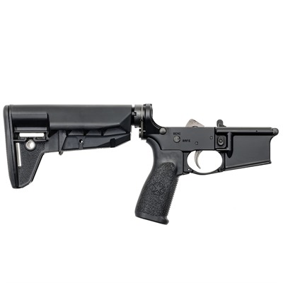 COMPLETE WIDEBODY LOWER RECEIVER WITH MOD-2-SOPMOD STOCK BLK