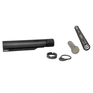 AR15 PREMIUM MILSPEC BUFFER TUBE ASSEMBLY W/SUPER 42, H2 BLK
