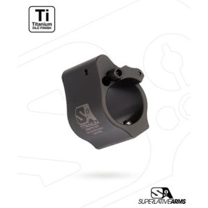 AR-15 SOLID TITANIUM ADJUSTABLE GAS BLOCK .936'' BLACK