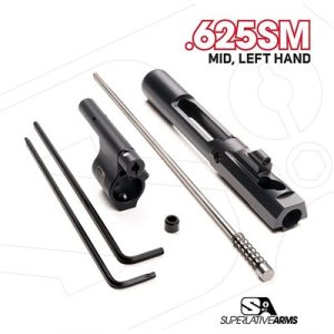 AR-15 ADJ PISTON SYSTEM W/SOLID .625'' GAS BLOCK MIDLENGTH LH