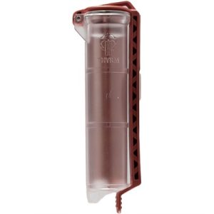 CELLVAULT XL BATTERY STORAGE FOR AAA,CR123 & 18650 RED CAP