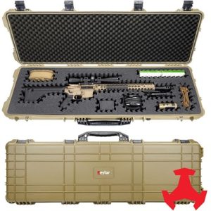 48'' HARD RIFLE CASE W/RAGAR FOAM INSERT TAN