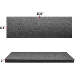 RAGAR CROSSLINK FOAM INSERT 41.75''X13.5'' FOR HARD RIFLE CASE