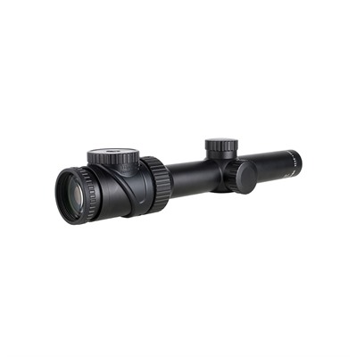 ACCUPOINT 1-8X24MM SFP RED TRIANGLE POST RETICLE BLK