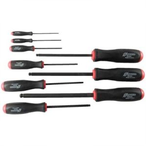 BONDHUS 9-PIECE METRIC HEX SCREWDRIVER SET - 1.5MM-10MM