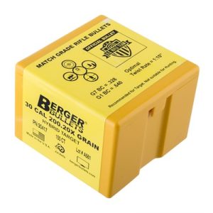 HYBRID TARGET 30 CALIBER (0.308'') 200.20X HYBRID BT 100/BOX