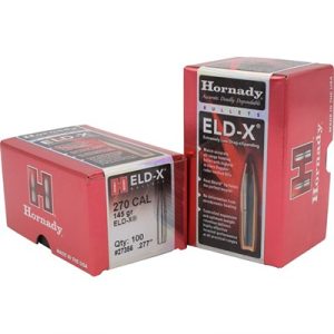 ELD-X .270 CAL (0.277'') 145GR POLYMER TIP BOAT TAIL 100/BOX
