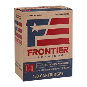 FRONTIER 223 REMINGTON 55GR MATCH HOLLOW POINT 150/BOX