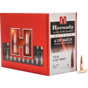 A-TIPÂ® MATCH 6MM (0.243'') 110GR ALUMINUM TIP-BT 100/BOX