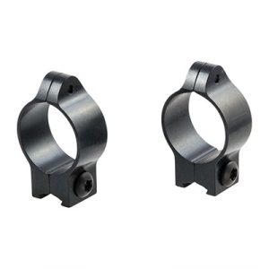1'' LOW (0.35'') 11MM DOVETAIL RINGS, BLACK