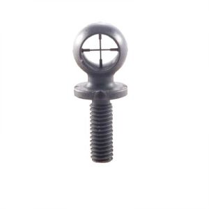 CROSSHAIRS DUPLEX HOODED FRONT SIGHT BRASS BLACK